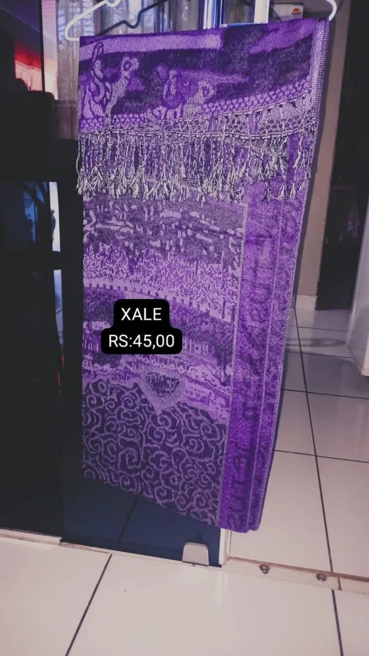 Xale Feminino Jerull com Franjas - Promoção - Foto 3