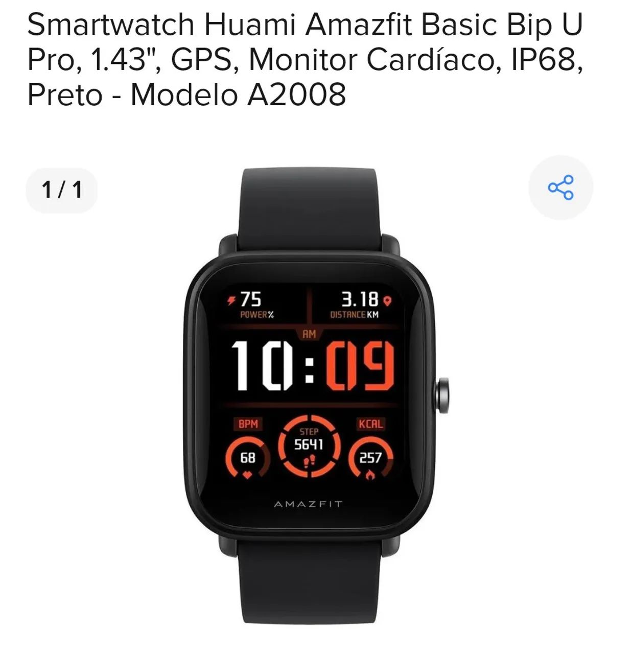 Relógio GPS Amazfit
