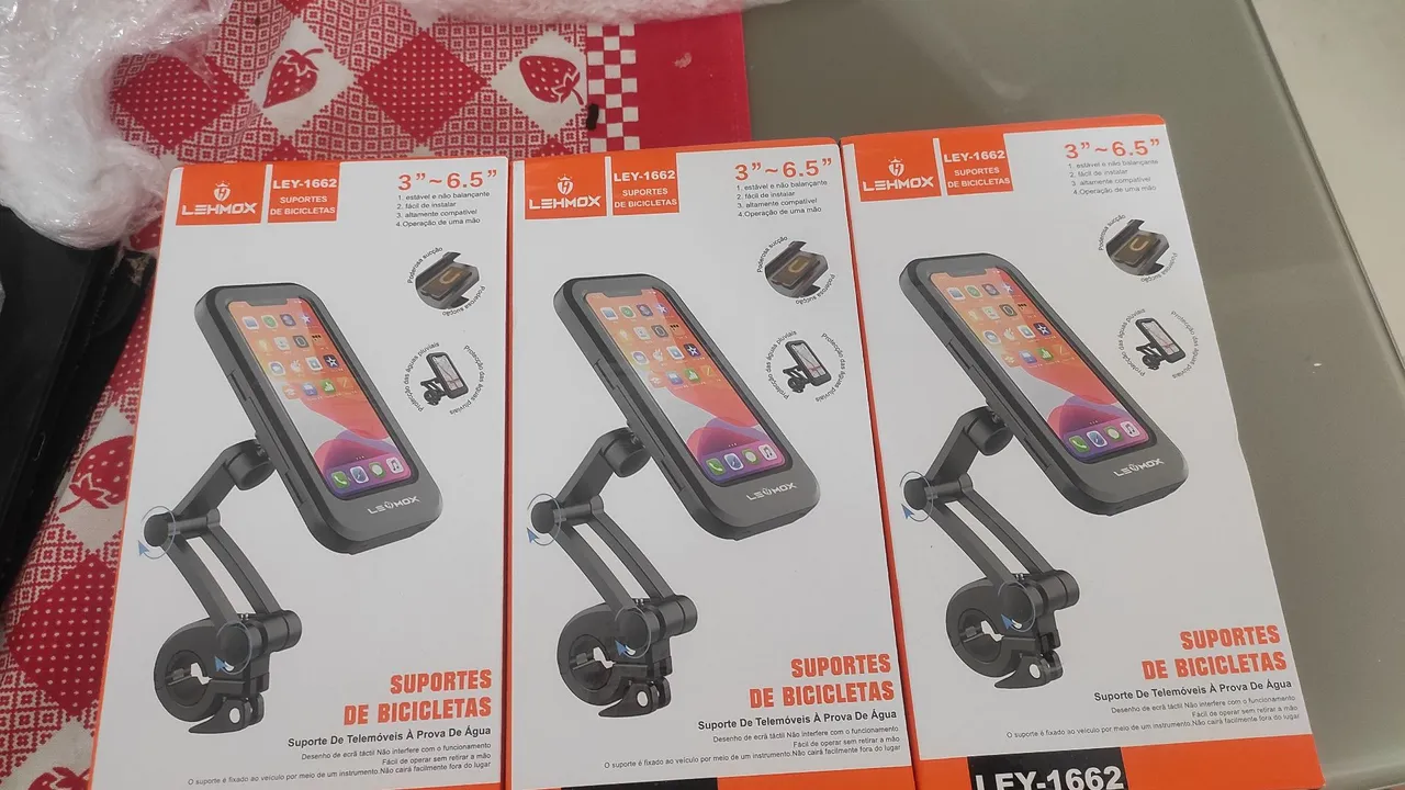 Suporte de Celular para Bicicleta À Prova D'água - Lehmox