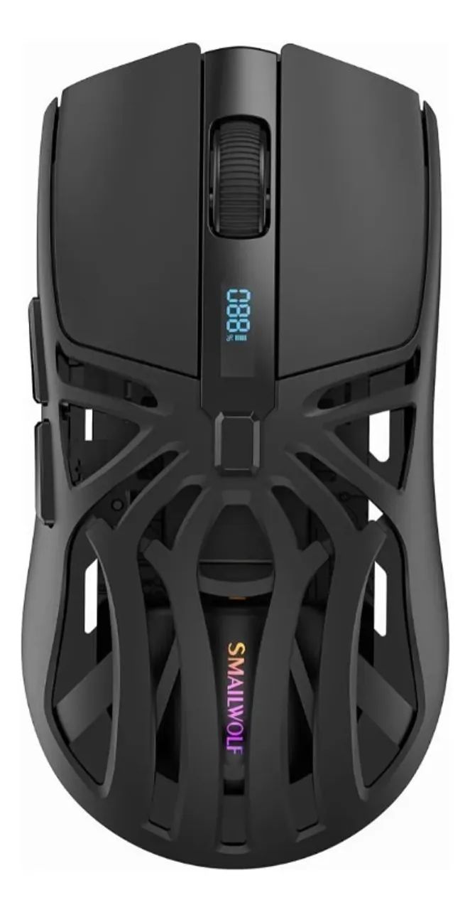 Mouse Gamer Rgb Sem Fio Smailwolf Rs8 Bluetooth E 2.4g Preto