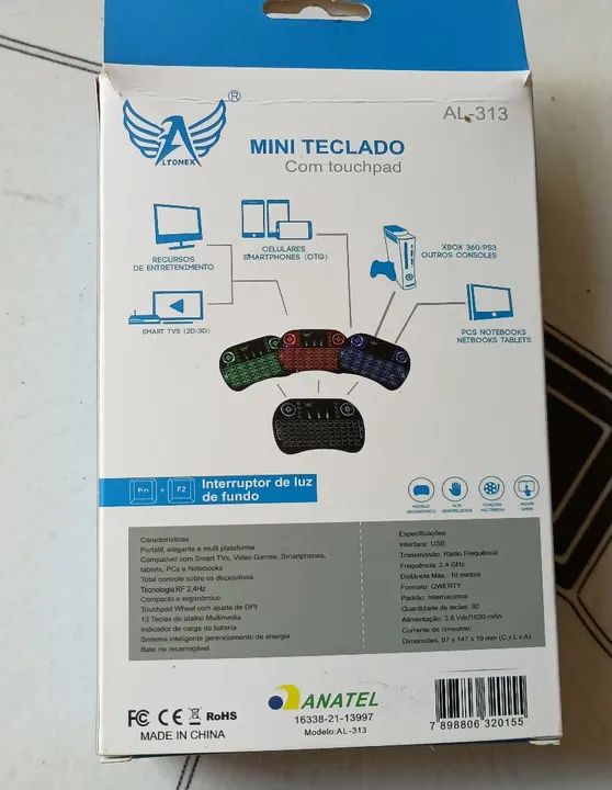 Mini Teclado sem fio - Foto 3