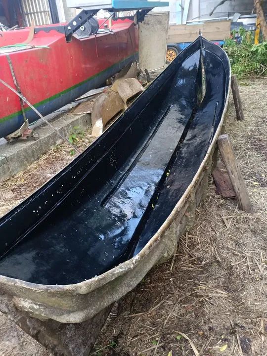 Dou Forma de canoa tradicional de fibra de vidro