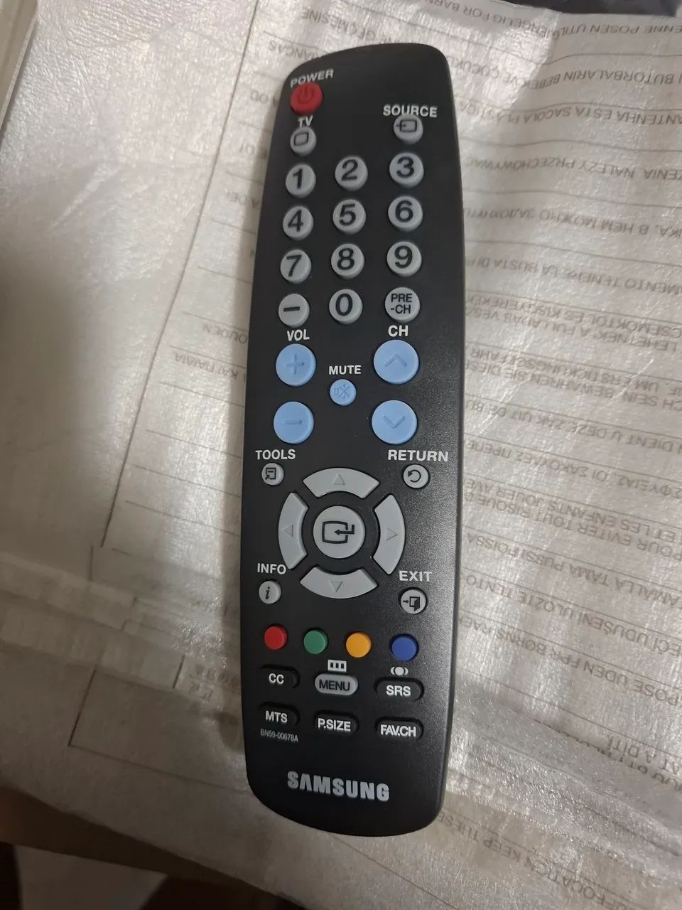 Controle Remoto TV Samsung Novo!! Nunca usado