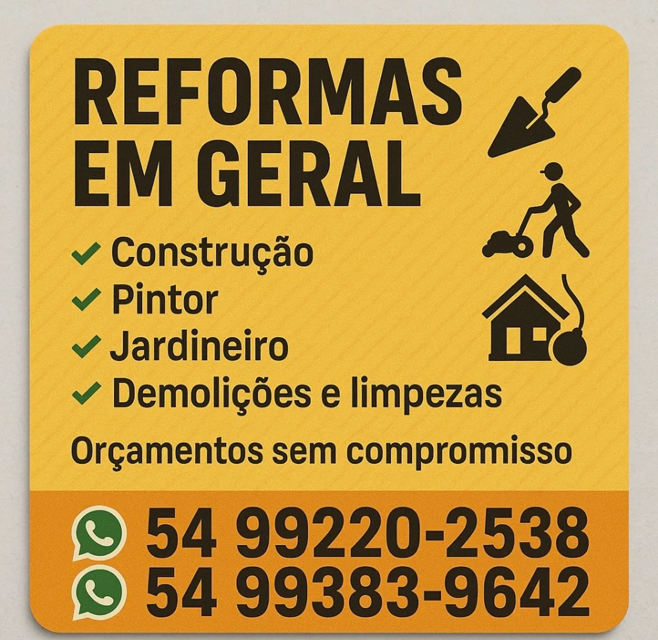 Reformas em Geral - Preços Imbatíveis
