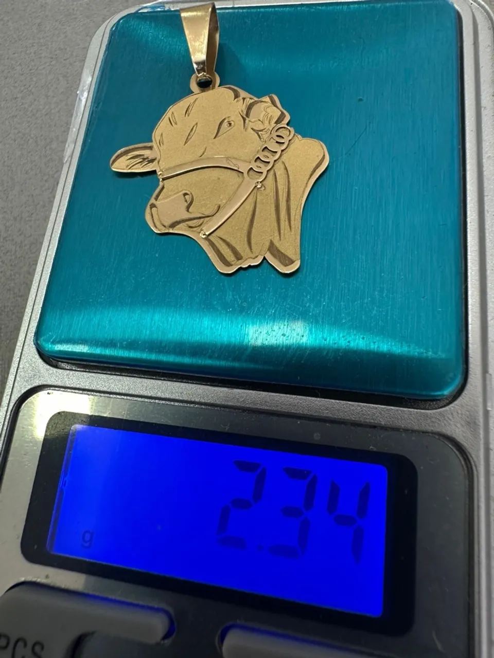Pingente de ouro 18k 2.34g nova garantia eterna certificado loja física
