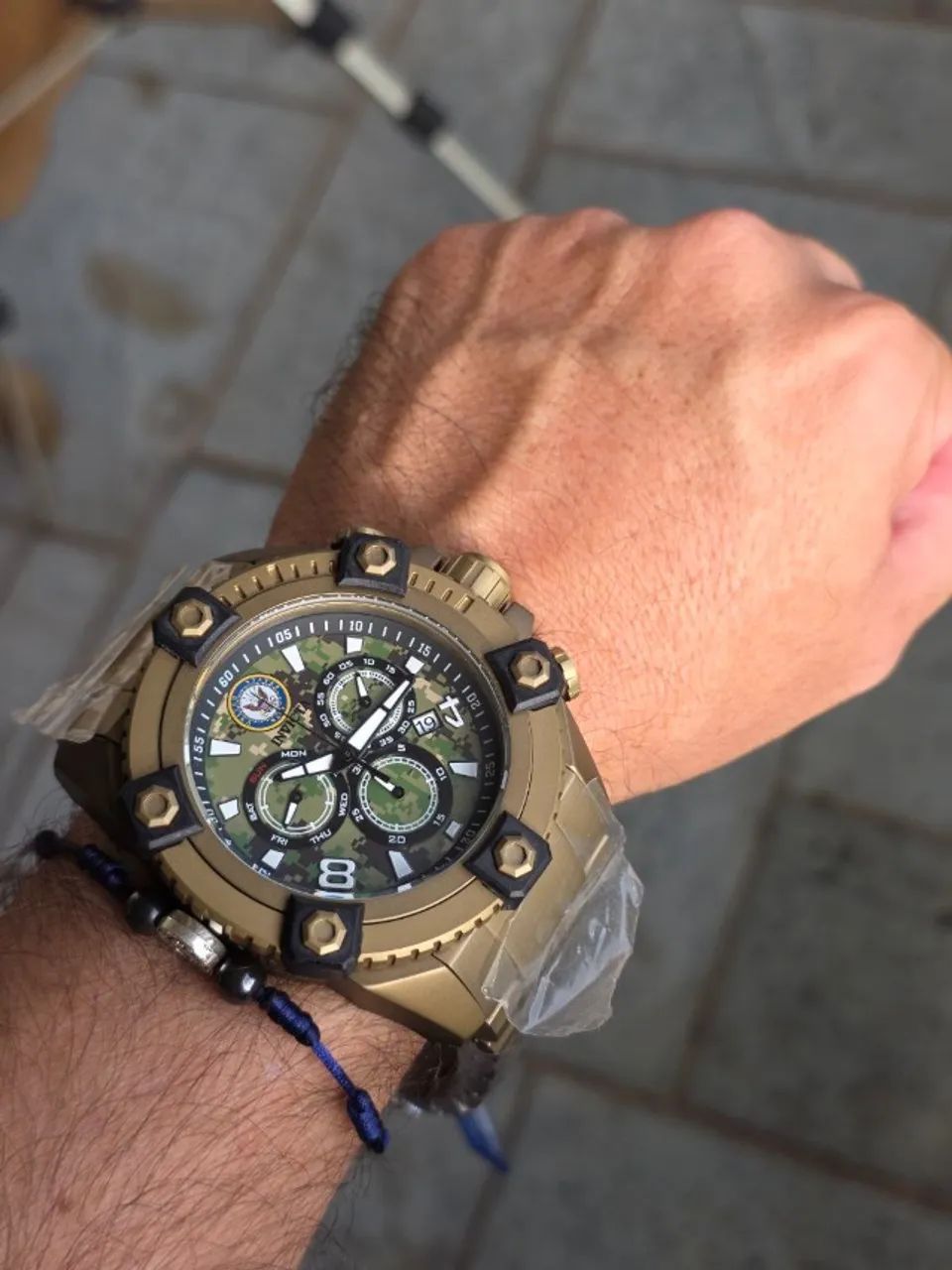 Relógio Invicta U.S. Navy Edição Especial Camuflado 34769 - Foto 2