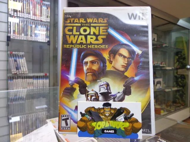 Jogo Star Wras The Clone Wars Republic Heroes Wii