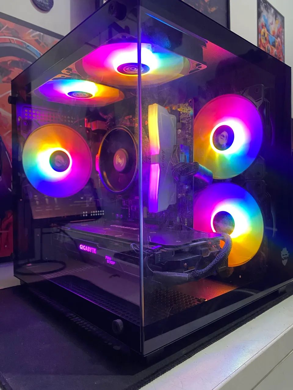 PC Gamer Ryzen 5 4600 | GTX 1060 | 16GB RGB | SSD NVMe | Windows