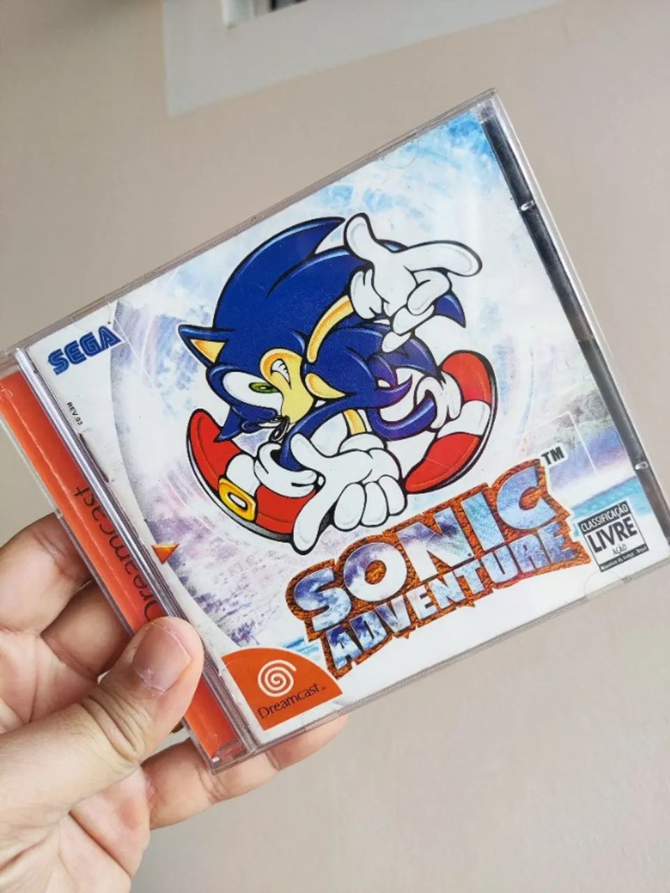 Sonic Adventure original, nacional. Jogo para Dreamcast