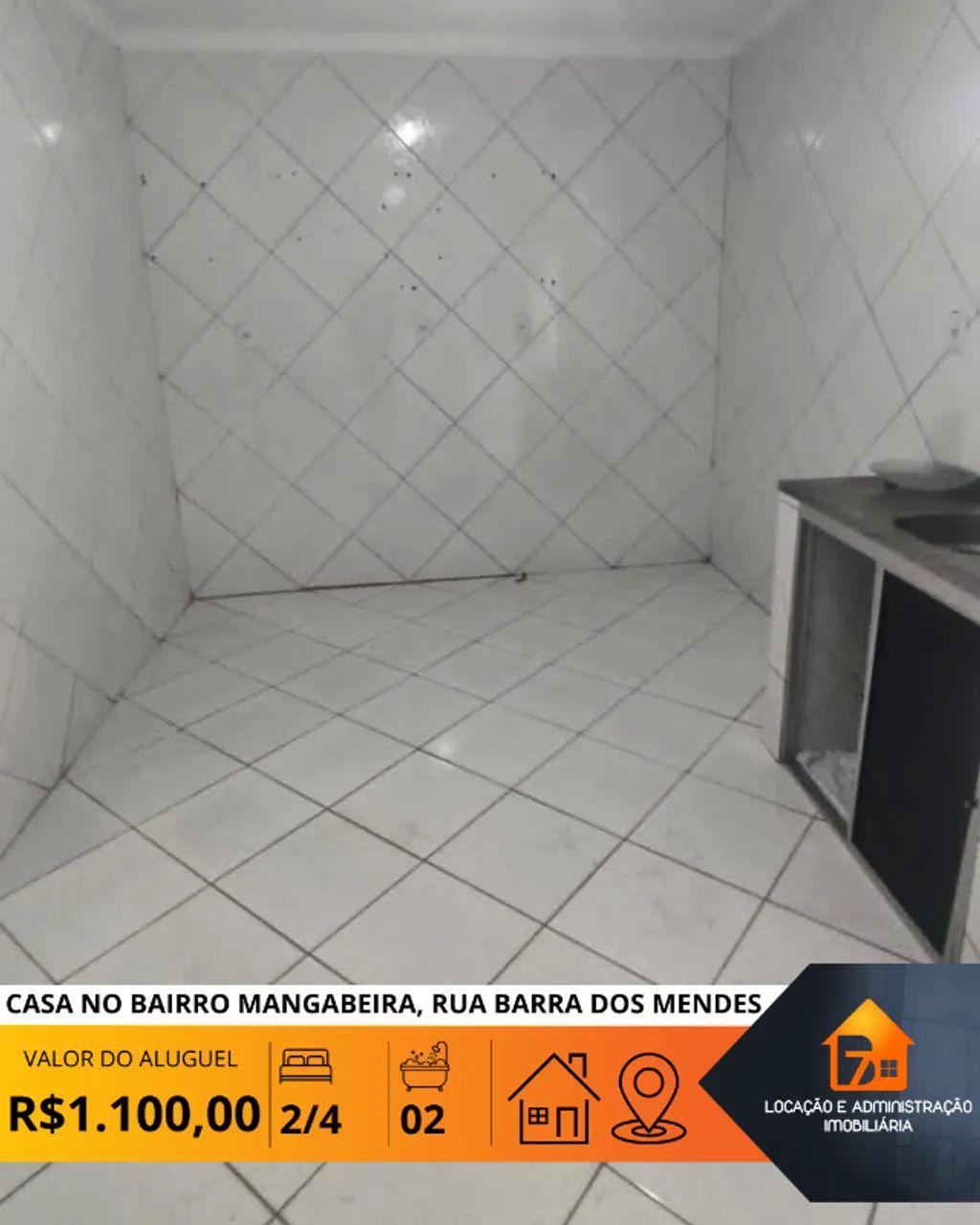 Casa 2/4 no bairro Mangabeira, rua Barra dos Mendes. - Foto 4