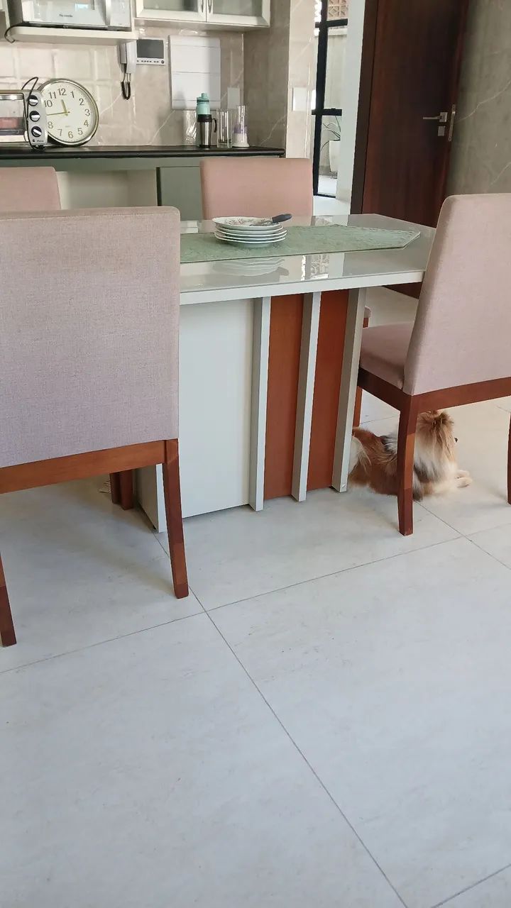 Fundamental é uma MESA de Jantar Moderna com 6 Cadeiras Estilosas - Foto 3