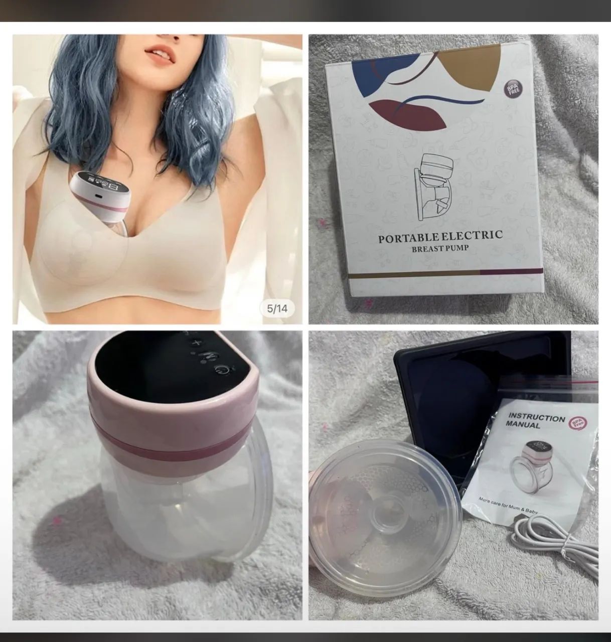 Bomba elétrica tira leite