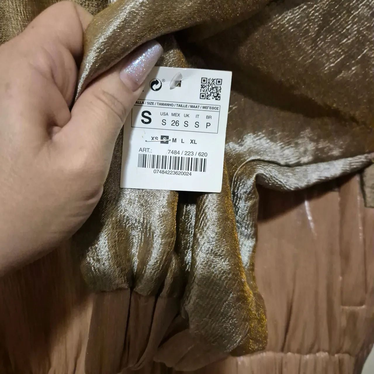 Jaqueta Corta Vento Bomber Zara - P/M  - Nova!!! - Foto 5