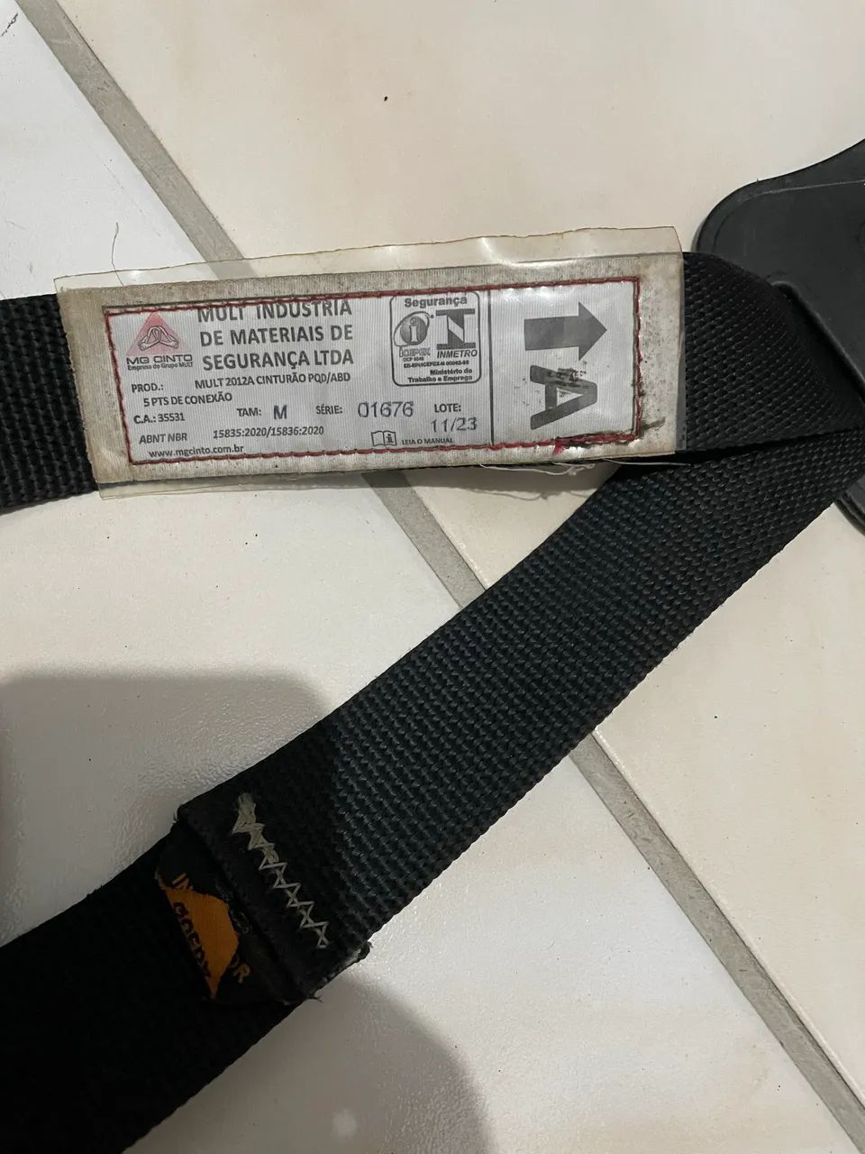CINTURÃO PARAQUEDISTA C/ REGULAGEM TOTAL - Foto 2