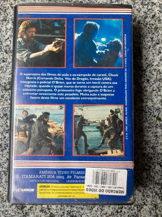 Vhs, Fita Cassete do filme Um Herói E Seu Terror - Chuck Norris  - Foto 2