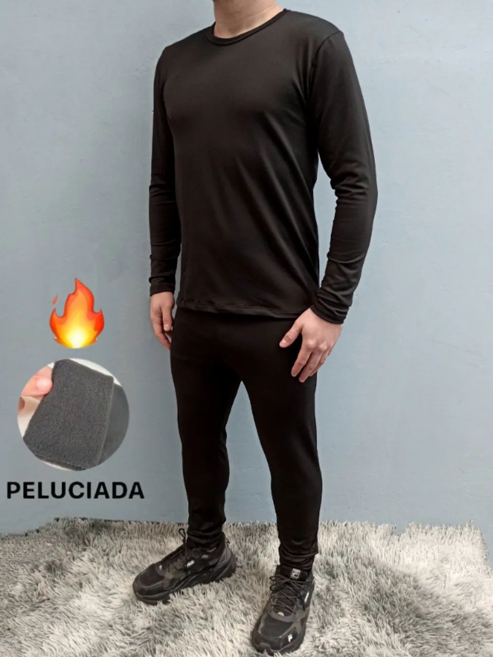 Conjunto Térmico Peluciado (Blusa + Calça)