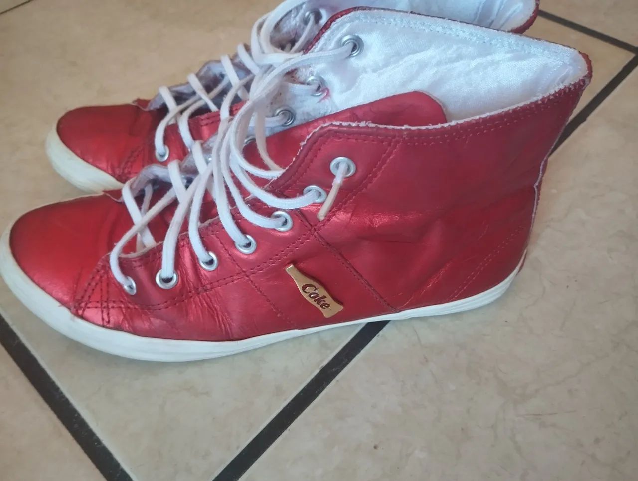 Tênis Coca-Cola Vermelho número 37 - Foto 3