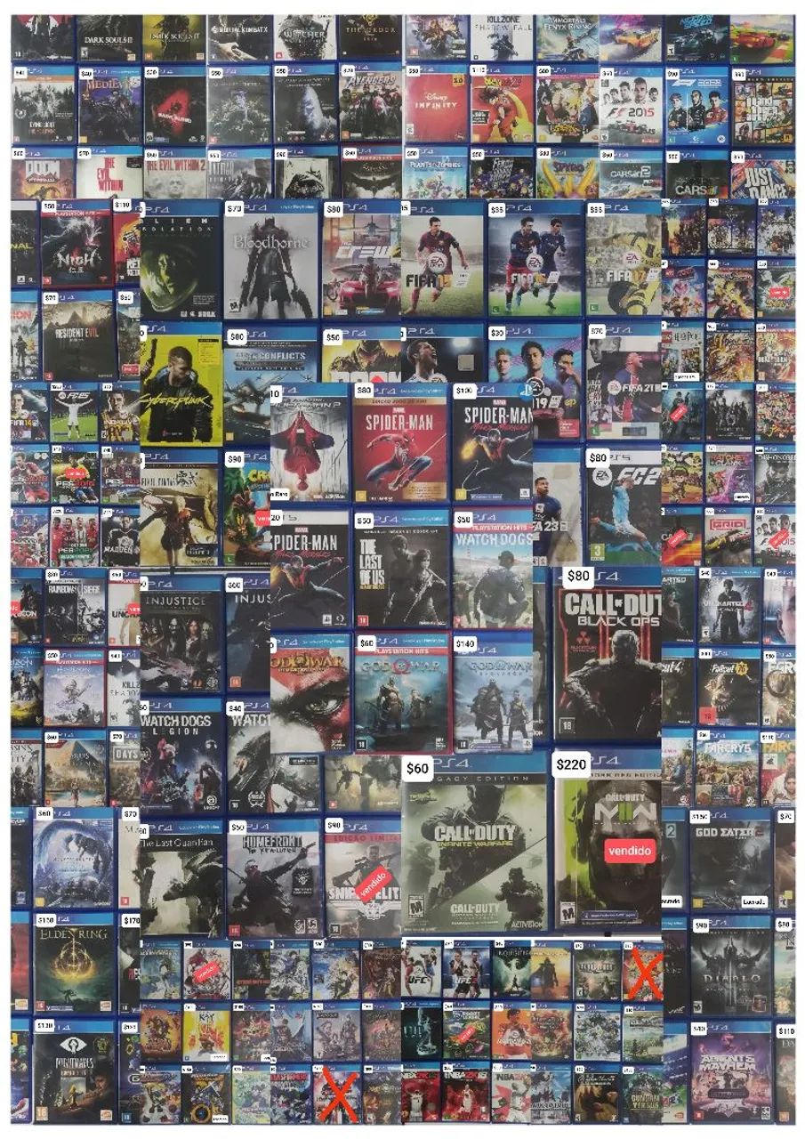 Vários jogos PS4 - Diversos títulos a venda! (Faço envio pela Olx)