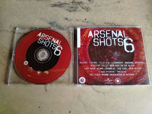 Arsenal Shots Cds Promocionais Volume 1, 2 e 6 Lote