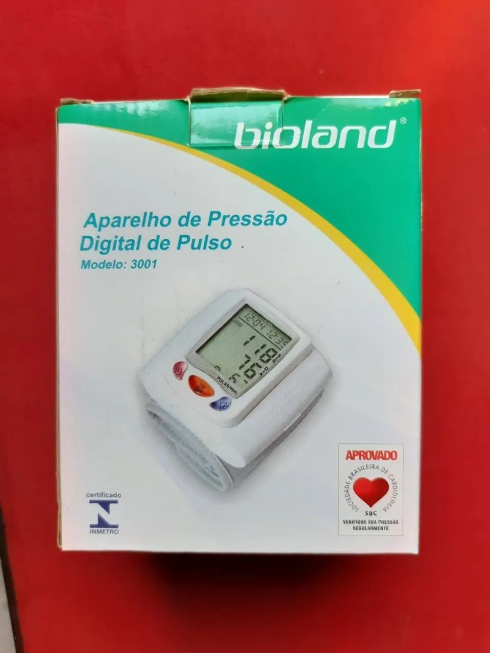 Aparelho de Pressão Digital de Pulso Bioland 3001