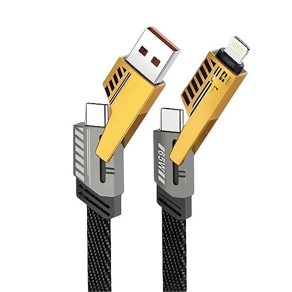 Cabo Carregador Para iPhone e Android Tipo C Super Turbo 65W com 1.2 Metros - Oberon  - Foto 2
