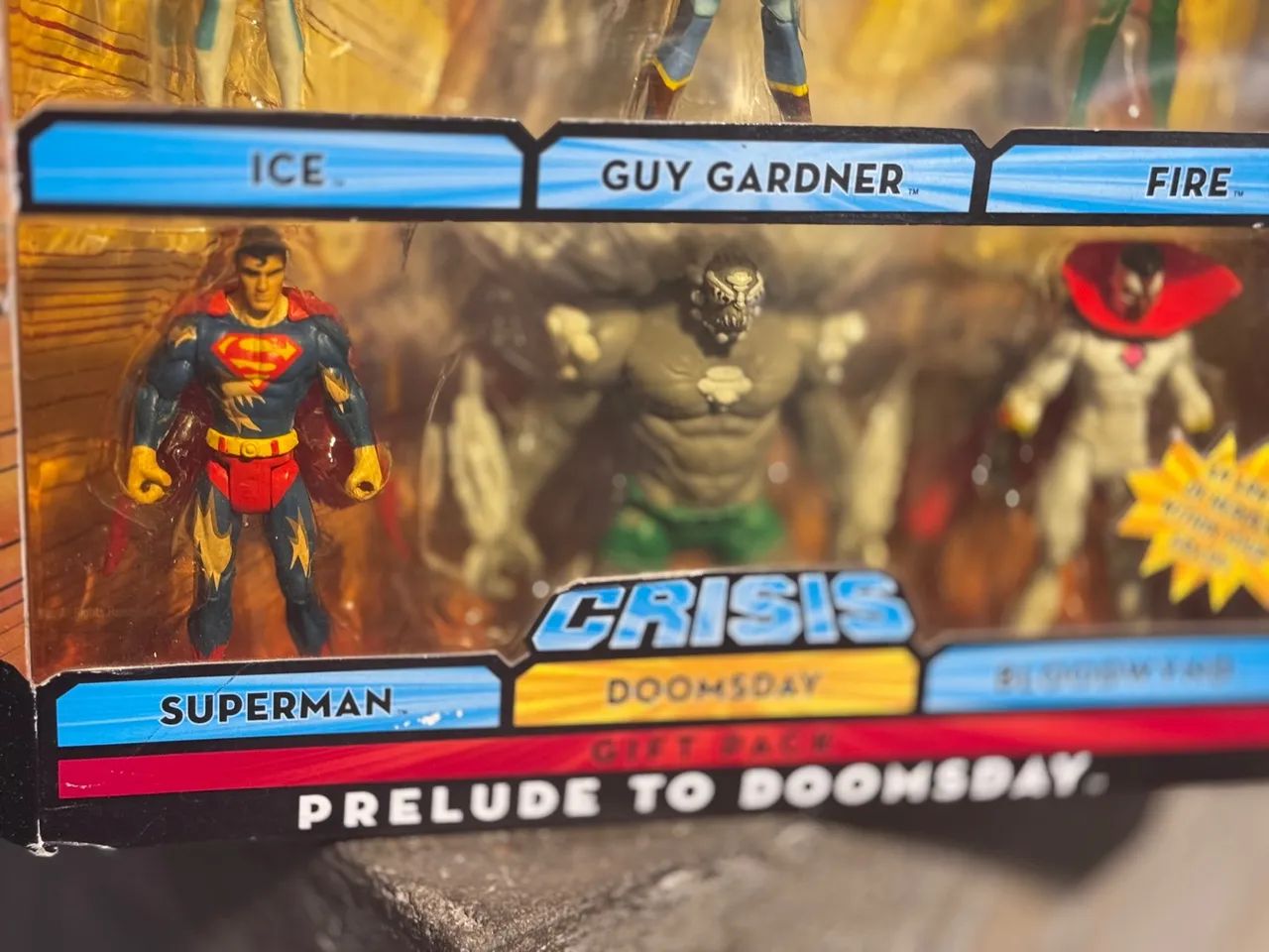 Raro Pack DC Universe Crisis Doomsday Gift Pack - 6 Action Figures - Foto 4