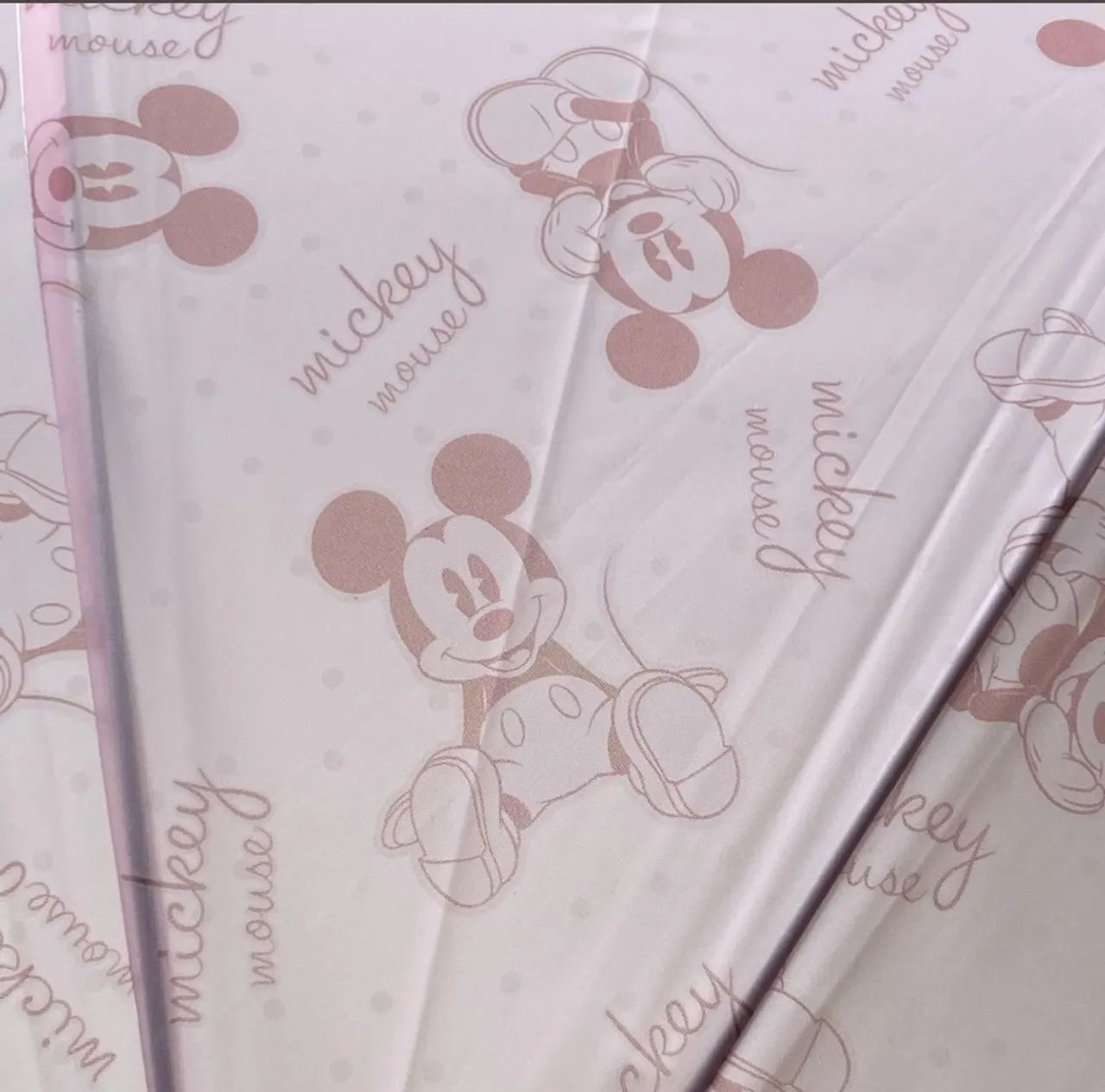 Guarda-chuva Infantil Mickey Mouse Rosa - Foto 3