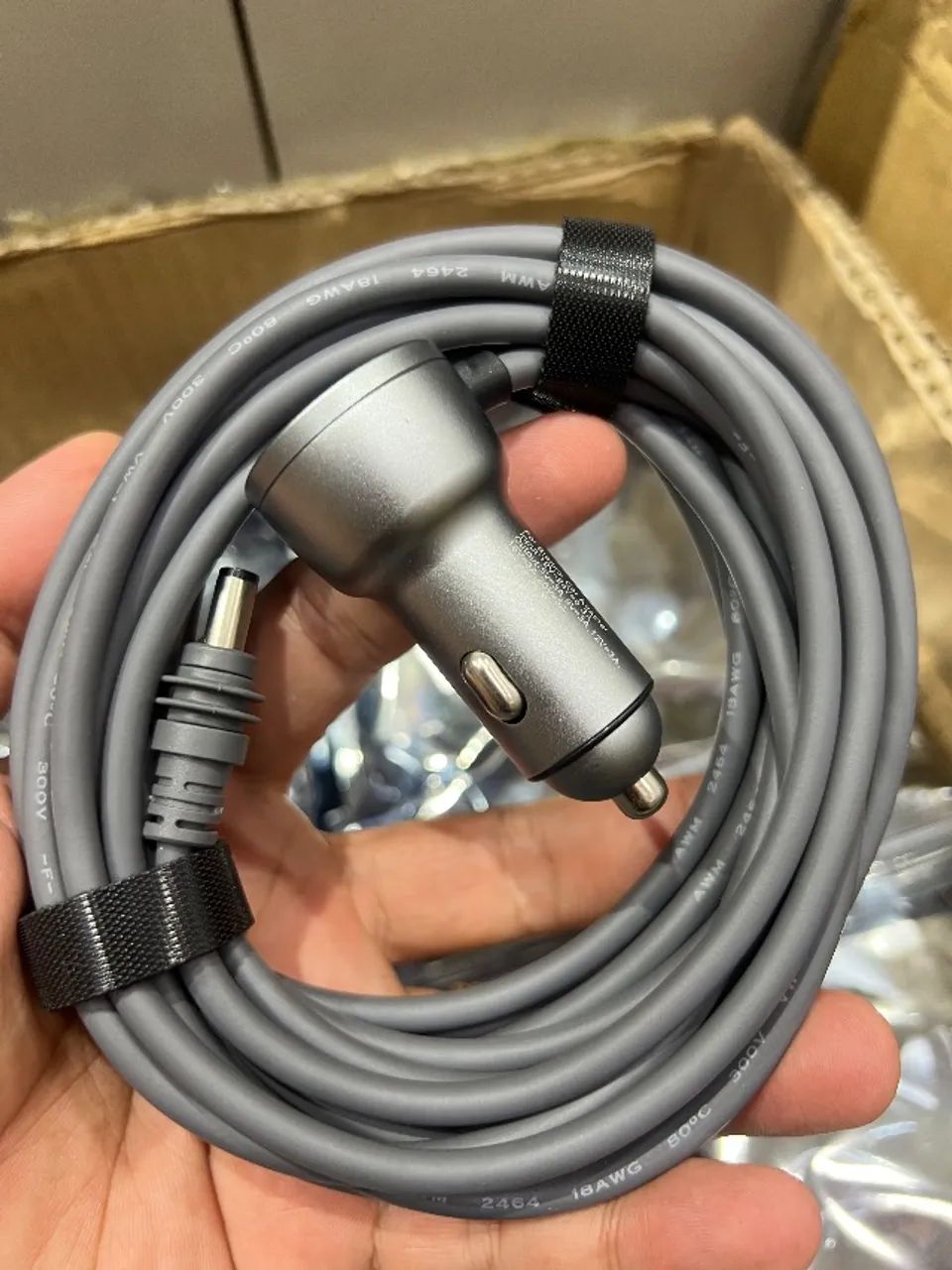 Carregador Veicular 12-24V para Starlink Mini com USB e USB-C + Cabo Original - Foto 4