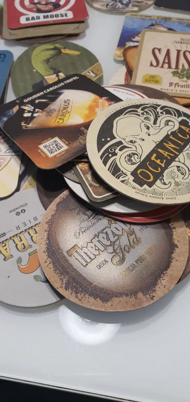 Coleção de Coasters de Cerveja + de 100 unidades