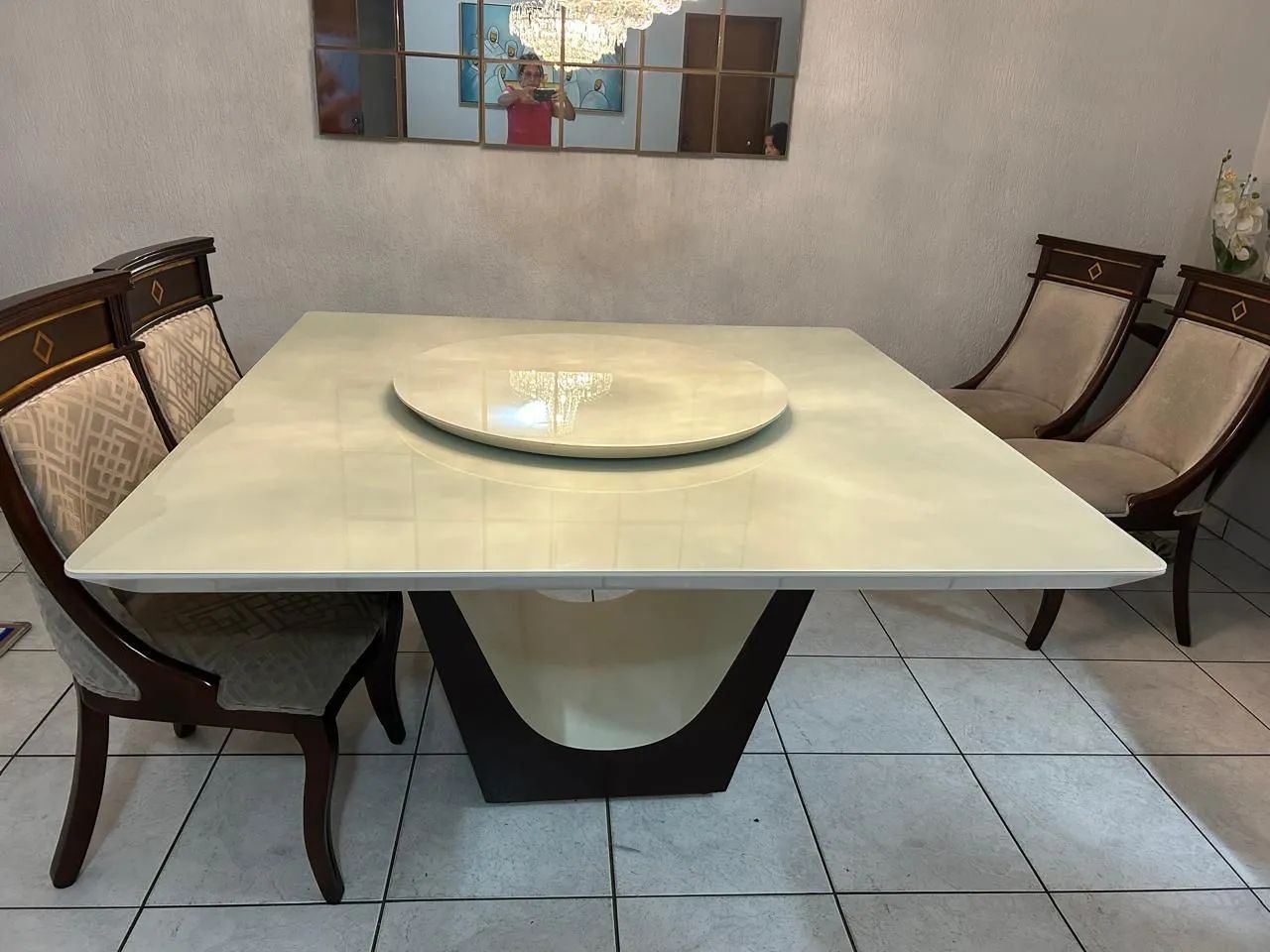 Mesa de Jantar de Vidro - Foto 4