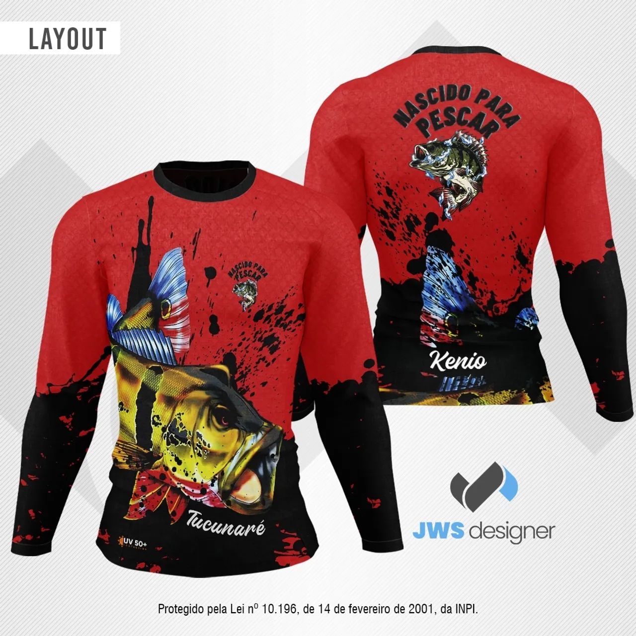 Camiseta de Pesca Alta Qualidade