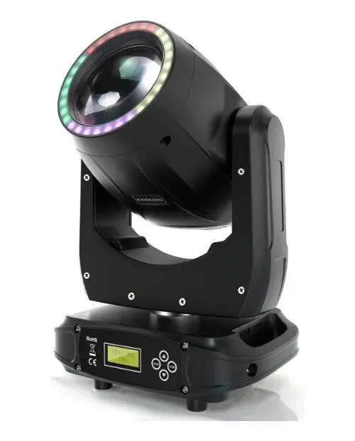 2 Moving Head Beam 9r com borda LED + Case | Iluminação Profissional (Usado) - Foto 2