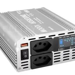 Inversor de Tensão Automotivo Knup KP-584A 1000w 12V x 220V Conversor Onda Senoidal Pura - Foto 3
