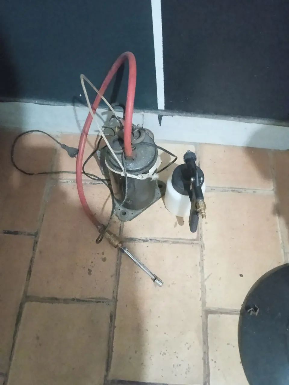 Compressor e Pistola de Pintura