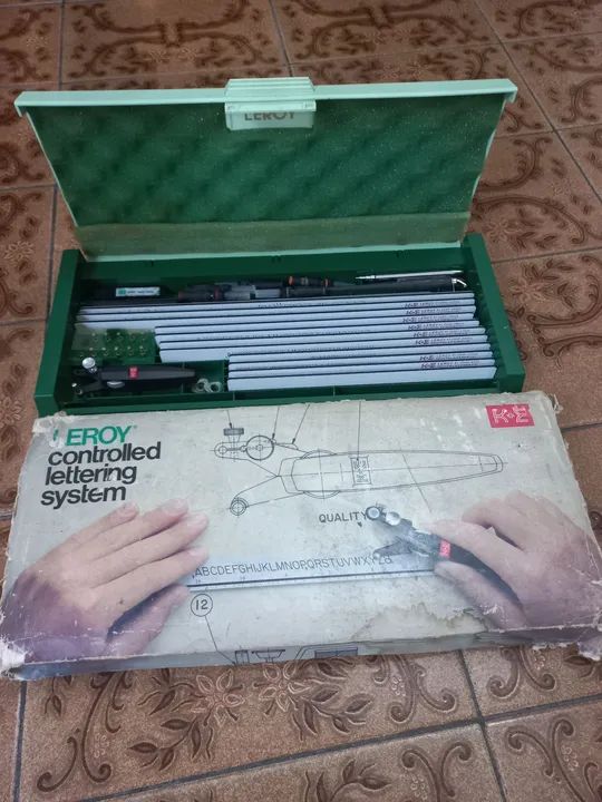  Estojo normógrafo Leroy  - Foto 2