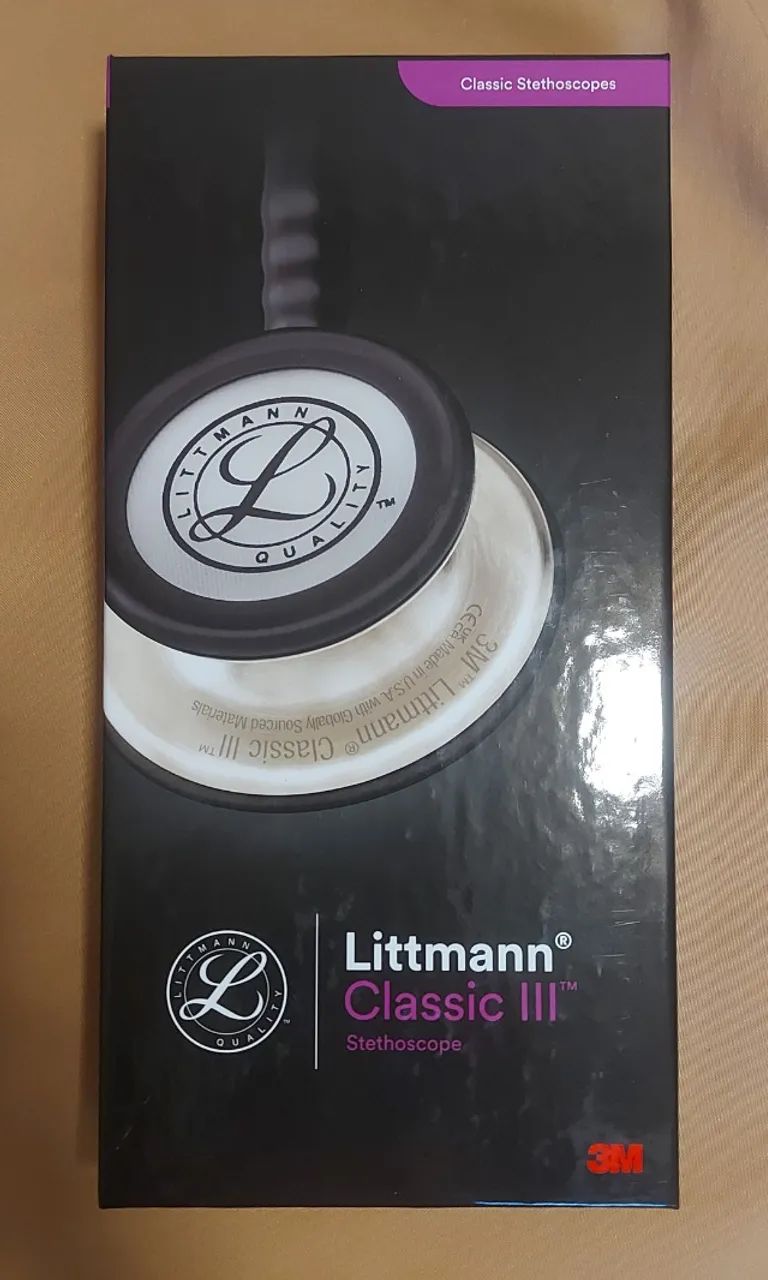 Stetoscopio Littmann Classic III Preto - Foto 2