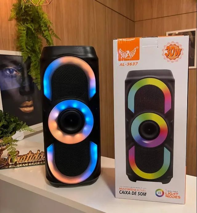Caixa de Som Bluetooth com Som Potente - NOVA - Foto 2