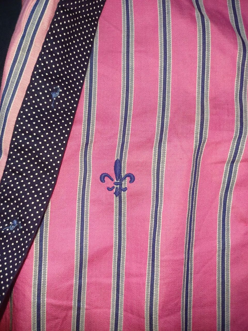 Camisa social listrada rosa - Foto 2