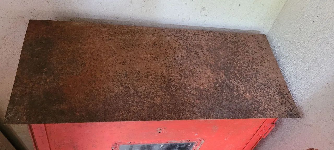 Caixa de luz vermelha grande vintage - Foto 2