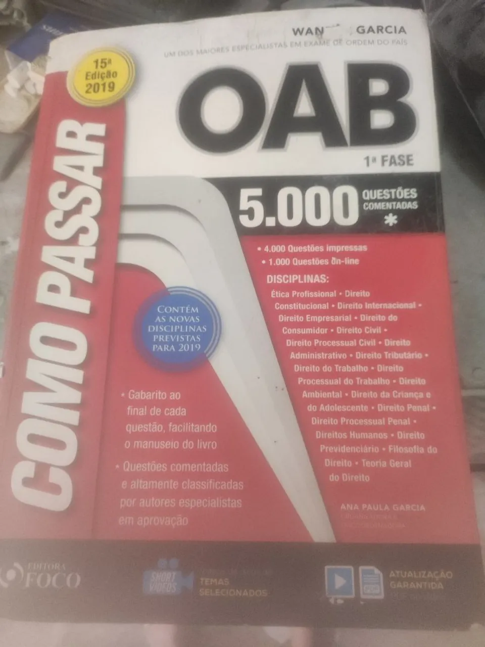 Livro OAB 1ª Fase - 5.000 Questões Comentadas