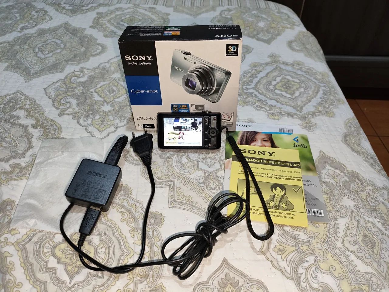Câmera Digital Sony Cyber-shot dsc wx100 18.2 megapixel - Foto 4