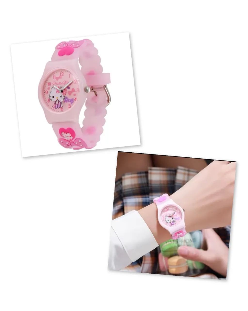 Relógio Hello Kitty rosa