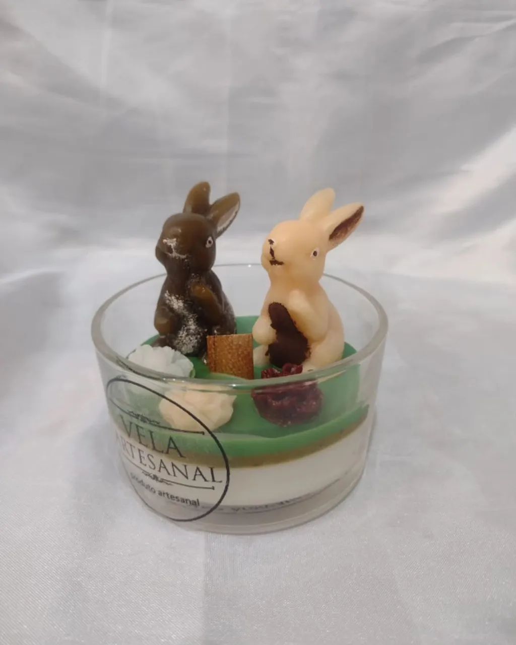 VELAS DE PÁSCOA ARTESANAIS DE CERA DE COCO SEM PARAFINA - Foto 3