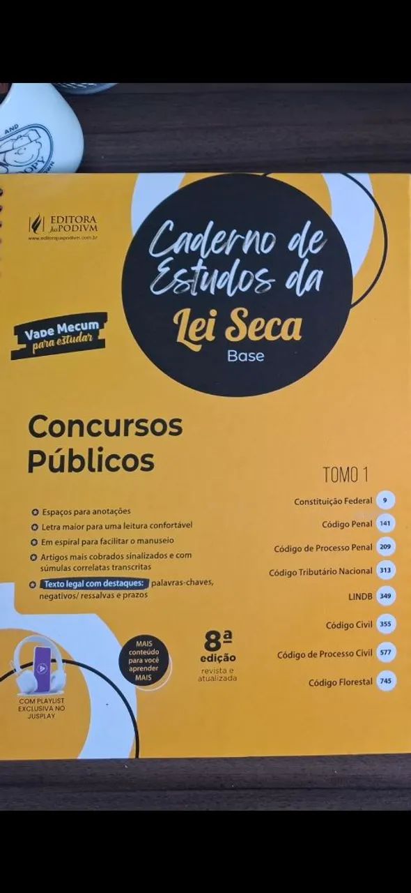 Cadernos de Lei Seca editora Juspodivm, 8° edição - Foto 2