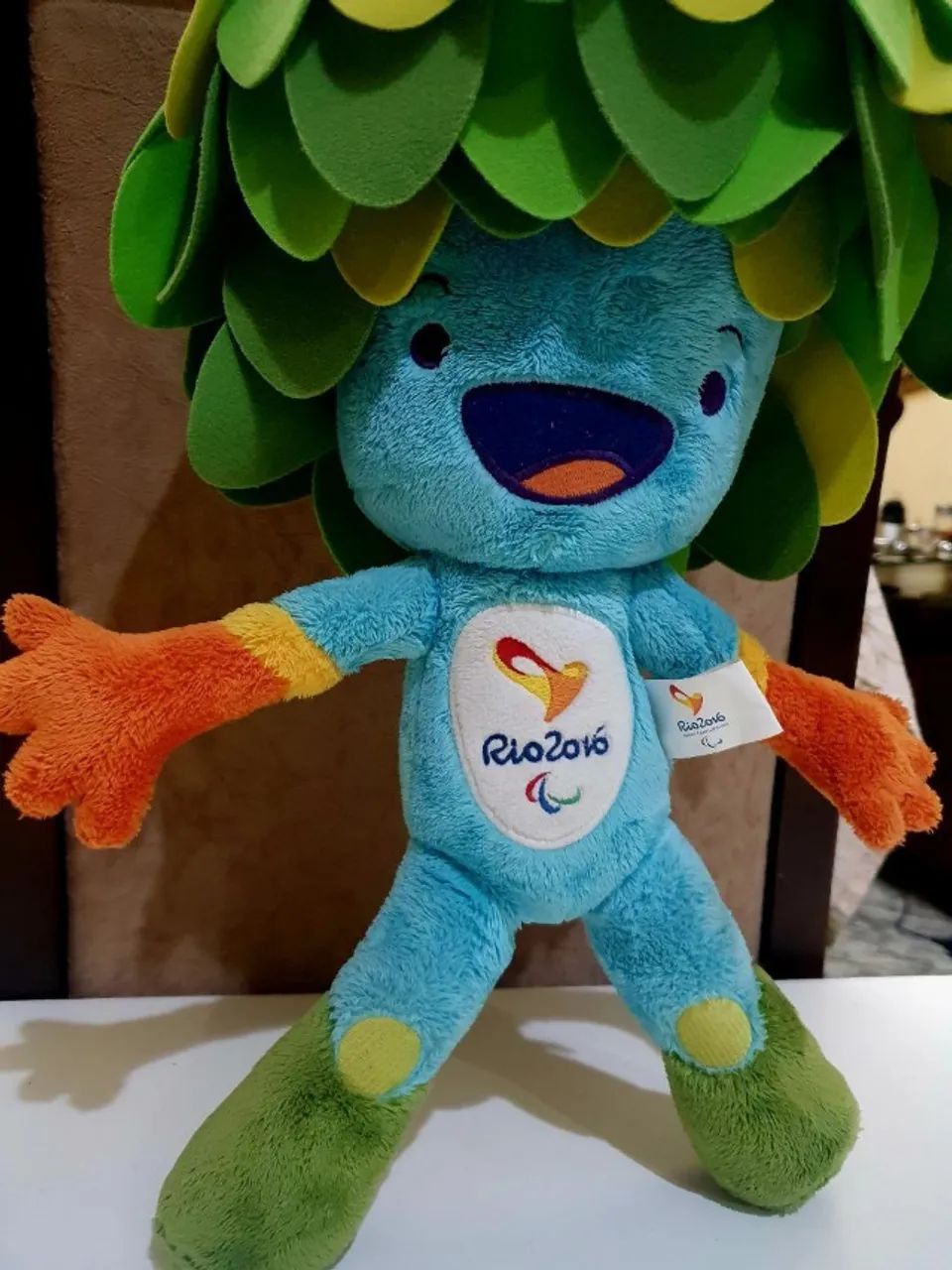 Mascote Paraolimpiada Rio 2016 Tom Original 45cm - Foto 5