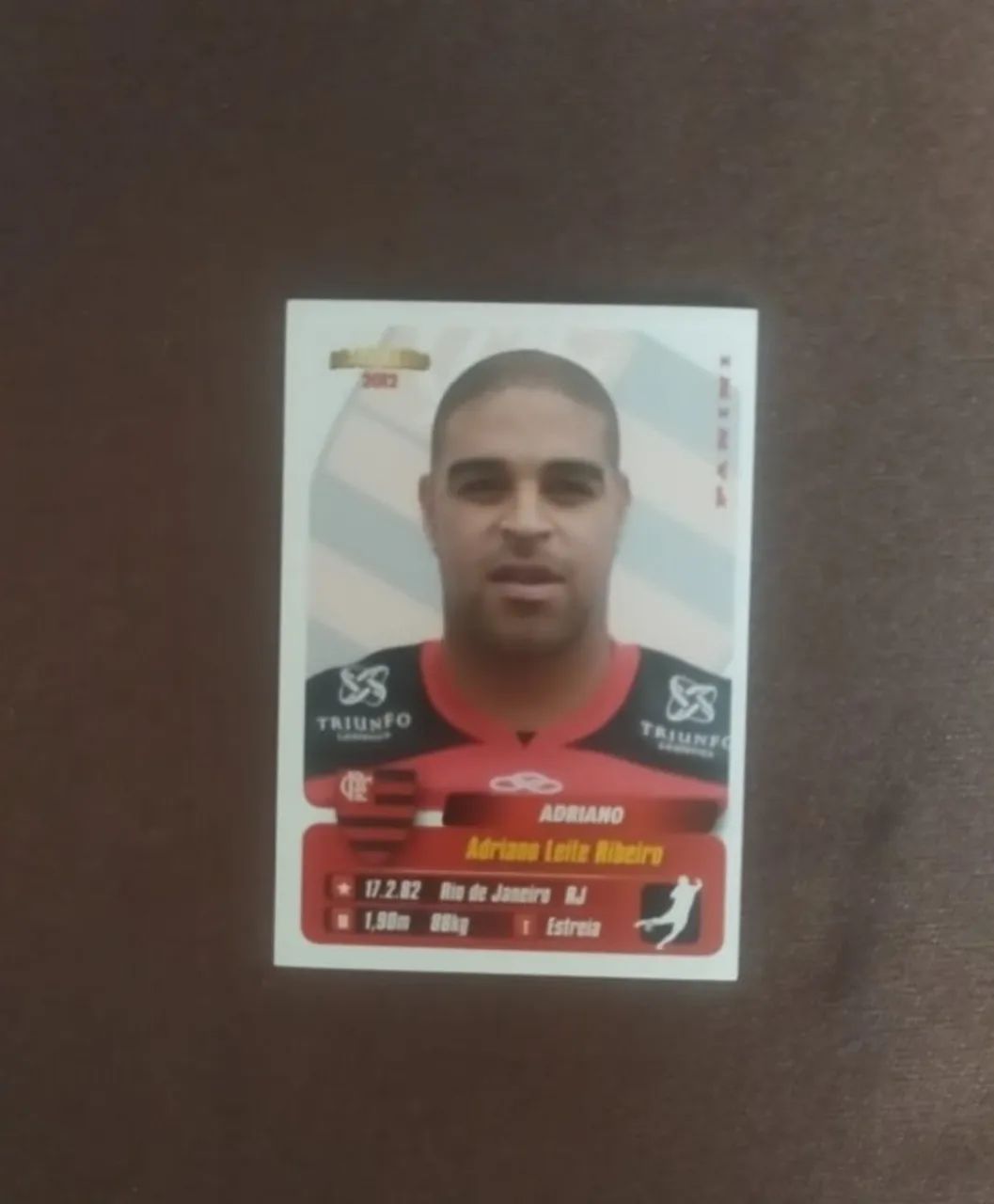 Figurinha do Adriano Brasileiro de 2012
