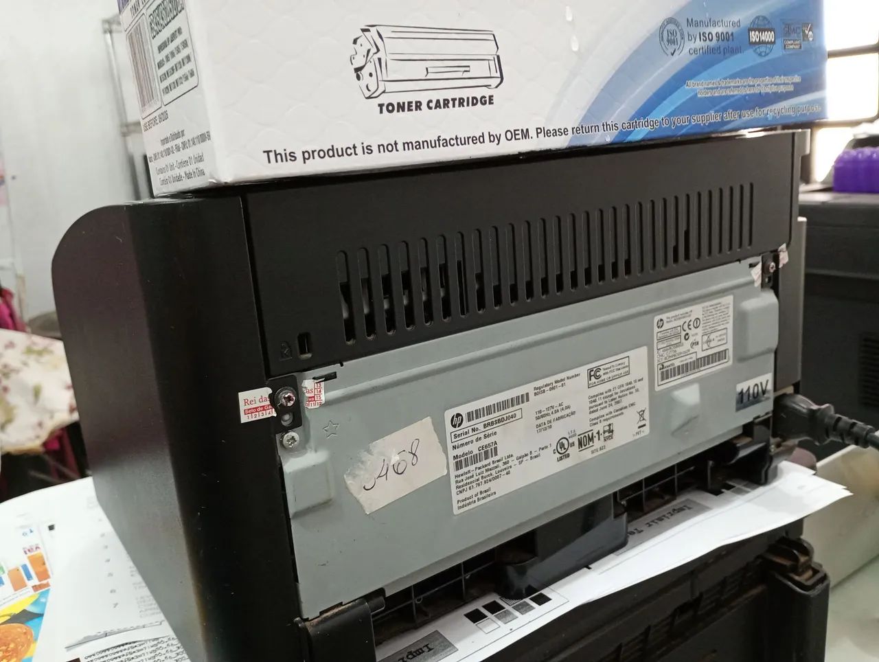 Impressora HP Laser P1102W Perfeita+WI-FI+Toner Novo! - Foto 4