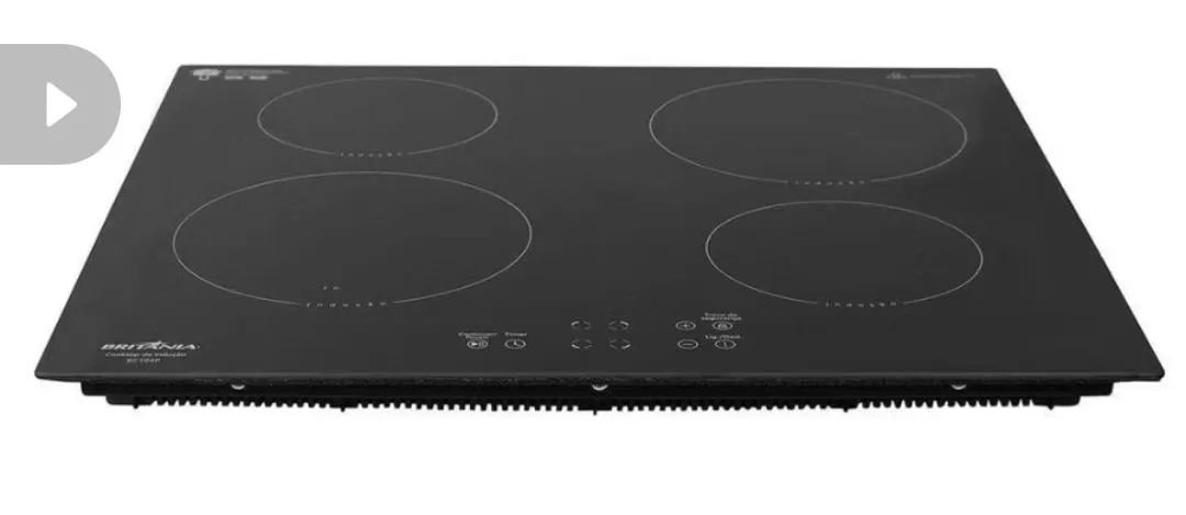 Cooktop de Indução Britânia 4 Bocas - Novo - Foto 2