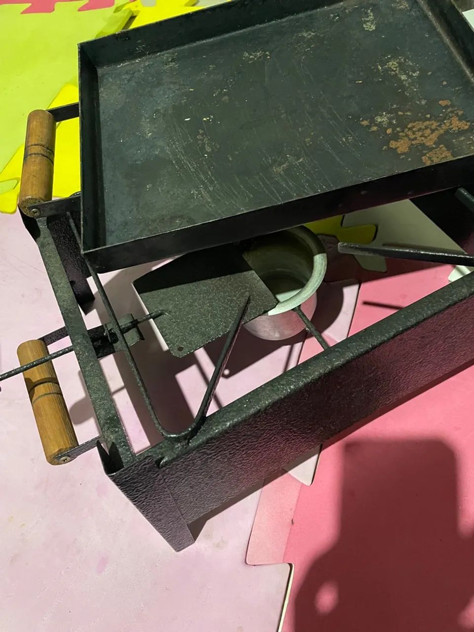Fogareiro Portátil para Camping e Churrasco