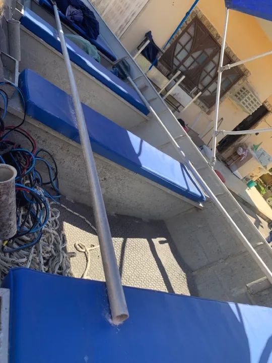 Barco+motor+carretinha, com todos os acessórios  - Foto 5